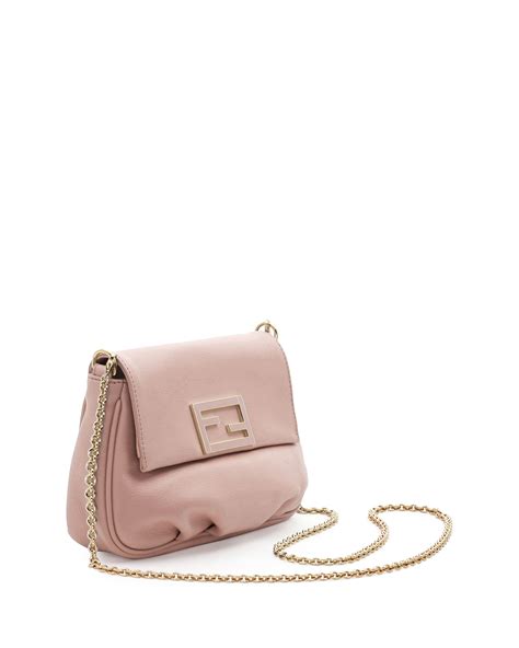 fendi fendista pochette crossbody bag light pink|authentic vintage fendi crossbody bag.